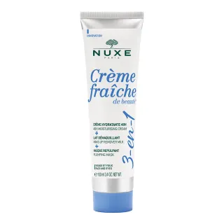 3-en-1 Crème Hydratante 48h Lait Démaquillant Masque Repulpant 100ml