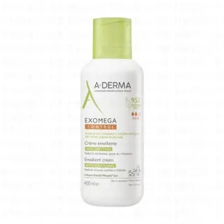 A-DERMA Exomega Control - Crème émolliente flacon pompe 400ml