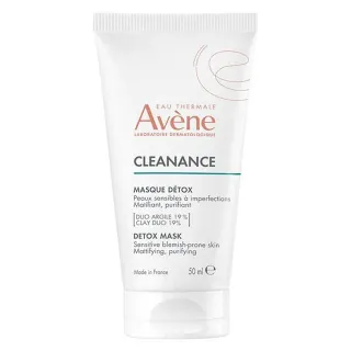 Masque Visage Détox Matifiant Et Purifiant Cleanance Eau Thermale Avene - Le Tube De 50ml
