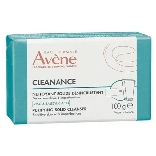 Avène - Cleanance - Nettoyant Solide Désincrustant - Visage - Peaux Sensibles À Imperfections, 100g