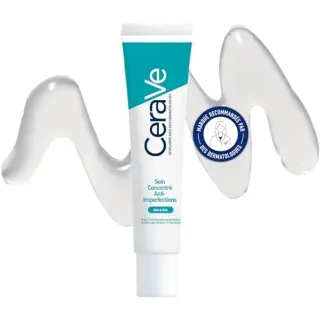 CeraVe Soin Concentré Anti Imperfections | 40 ML | Gel Visage Enrichi aux AHA, à l’Acide Salicylique | Réduit