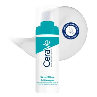 Cerave Serum Rétinol Anti Marques post imperfections | 30 ML | enrichi au Rétinol pour peaux à imperfections