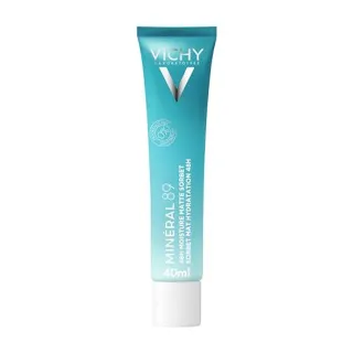 Vichy Minéral 89 48H Moisture Matte Sorbet crème hydratante visage pour peaux grasses et mixtes 40 ml