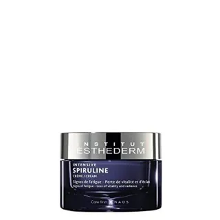 Institut Esthederm - Crème Intensive Spiruline - Booster Éclat du Visage - Signes de fatigue, la Perte de