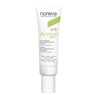 Noreva Actipur Soin Solaire Spf50+ Anti-Imperfections Teinte Claire 30 ml