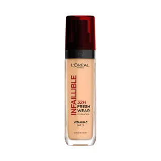 Fond de teint L'OREAL PARIS INFAILLIBLE - Longue tenue 32h - Lin Naturel