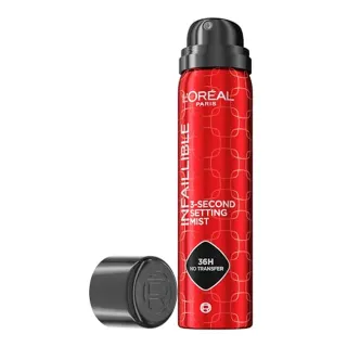 L'Oréal Paris Infaillible Spray fixateur de maquillage résistant à l'eau jusqu'à 36 heures 80 ml