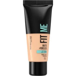 Maybelline New-York - Fond de teint Fluide Fit Me Matte & Poreless - Peaux normales à grasses - Teinte : 115