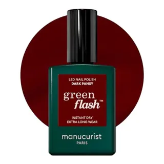 MANUCURIST GREEN FLASH DARK PANSY Vernis semi-permanent - 15 ml