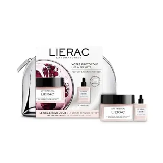Lierac - Coffret Soin Anti-rides - Gel-Crème Jour Raffermissant 50ml + Sérum Tenseur 15ml OFFERT + Trousse
