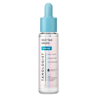 Tanologist Faux Tan Drops Medium (30 ml) Ajoutez des gouttes autobronzantes aux soins de la peau pour les