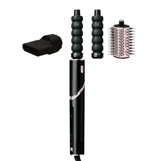 Sèche-cheveux & styler soufflant 2 en 1- SHARK FLEXSTYLE - HD426EU - 3 accessoires - Noir et rose gold - 1400