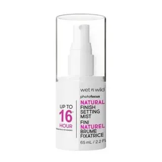 Wet n Wild Photo Focus Natural Finish Setting Mist, Spray Fixateur de Maquillage Enrichi en Vitamine B5 et E