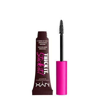NYX Professional Makeup Thick It. Stick It! Mascara Sourcils, Résultat Teinté & Densifié 16h, Espresso