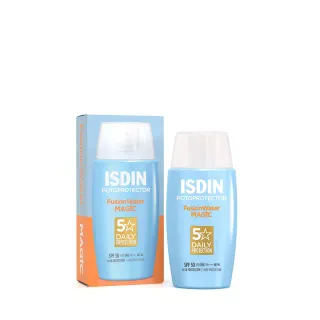 Isdin Fotoprotector Fusion Water Magic Crème Solaire Visage Ultra-Légère SPF50 50ml