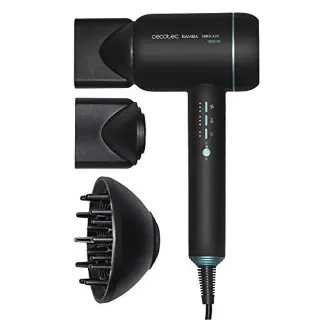 Cecotec Sèche-cheveux ionique Bamba IoniCare 6000 RockStar Vision Moteur numérique 2000 W de puissance, avec