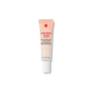 Erborian - Skin Hero Glow - Soin Visage Perfecteur de Peau Non Teinté + Booster d’Éclat 7 Jours - Effet Glass